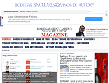 Tablet Screenshot of bodegassingulares.com